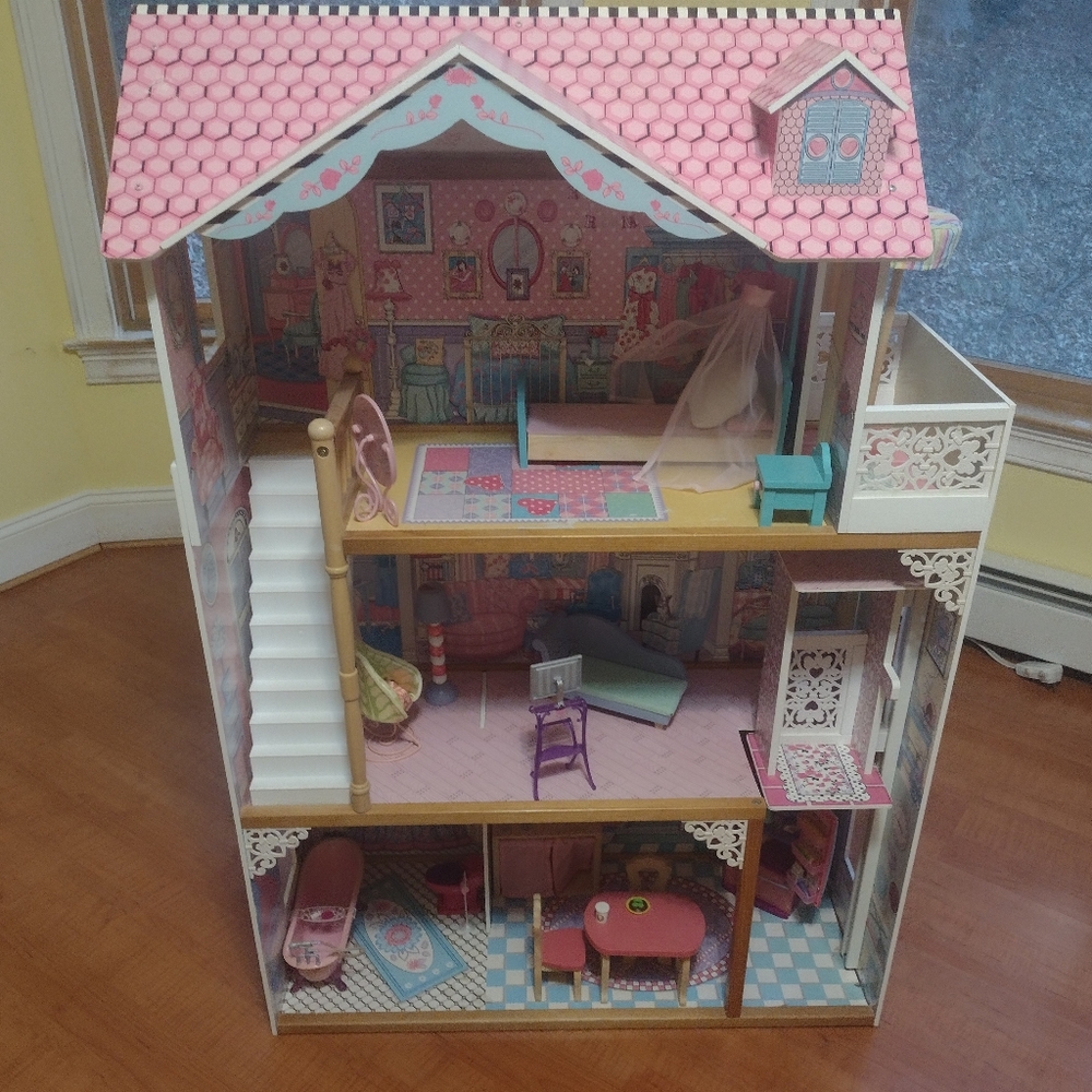 Wooden Barbie Dollhouse